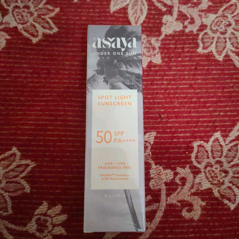 Asaya Spot Light Sunscreen SPF 50 PA++++