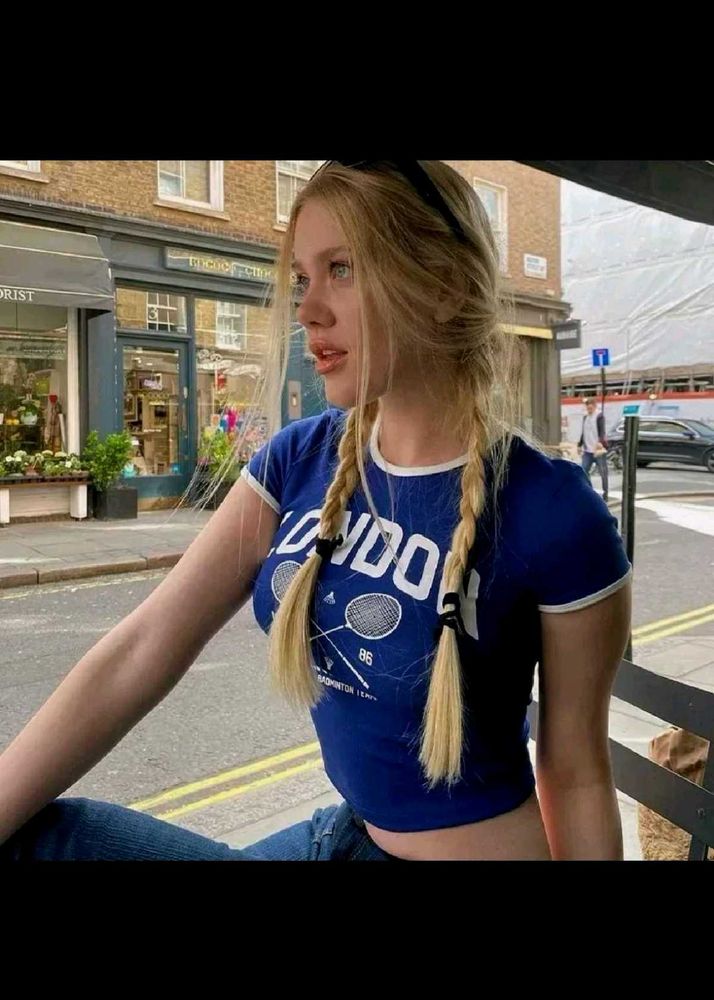 Blue London Graphic T-Shirt by NEWME