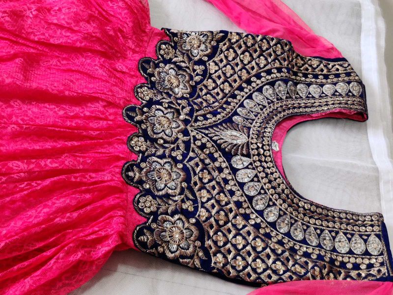 Embroidered Anarkali set