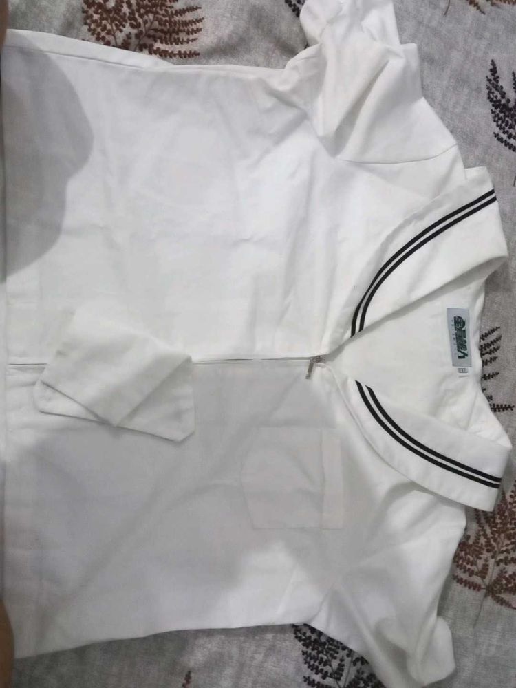 White Striped Shirt