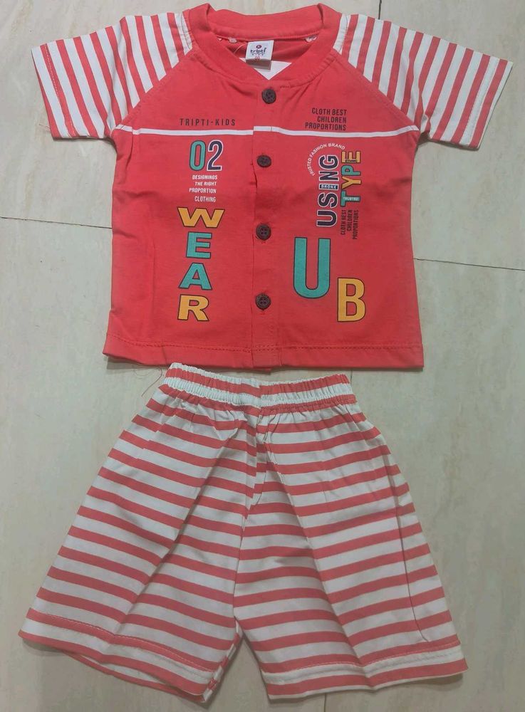 Cute Red &amp; White Striped Outfit