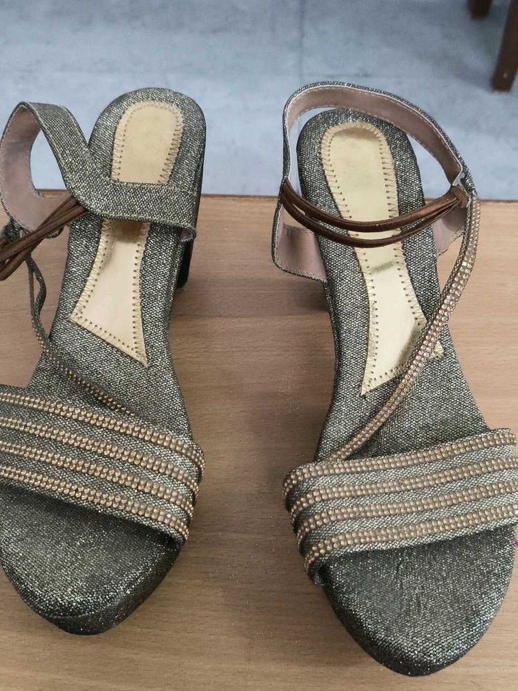 Sparkling Heeled Sandals