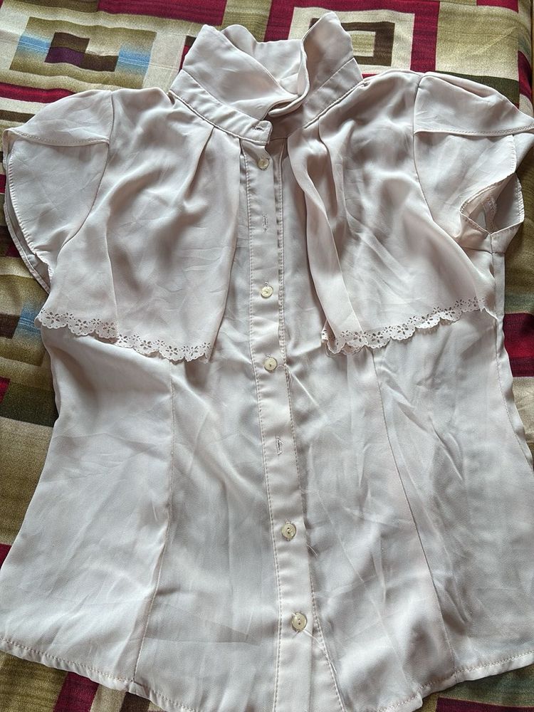 Elegant Cream Blouse