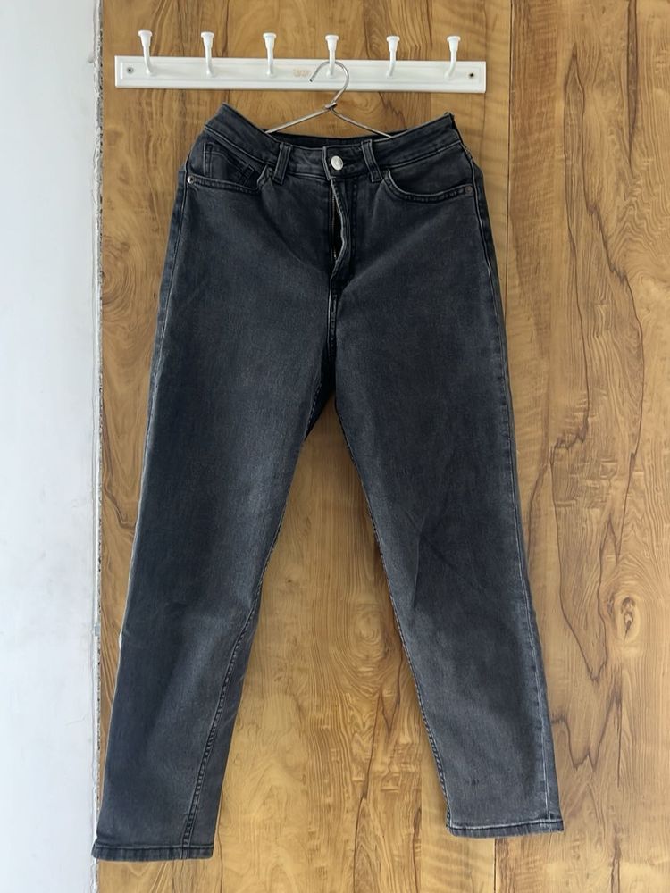Grey Wash Denim Jeans