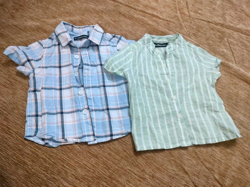 Baby Boys Shirts (2 Pack)