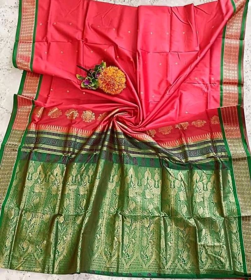 Bomkai Silk Sarees With Blouse Piece