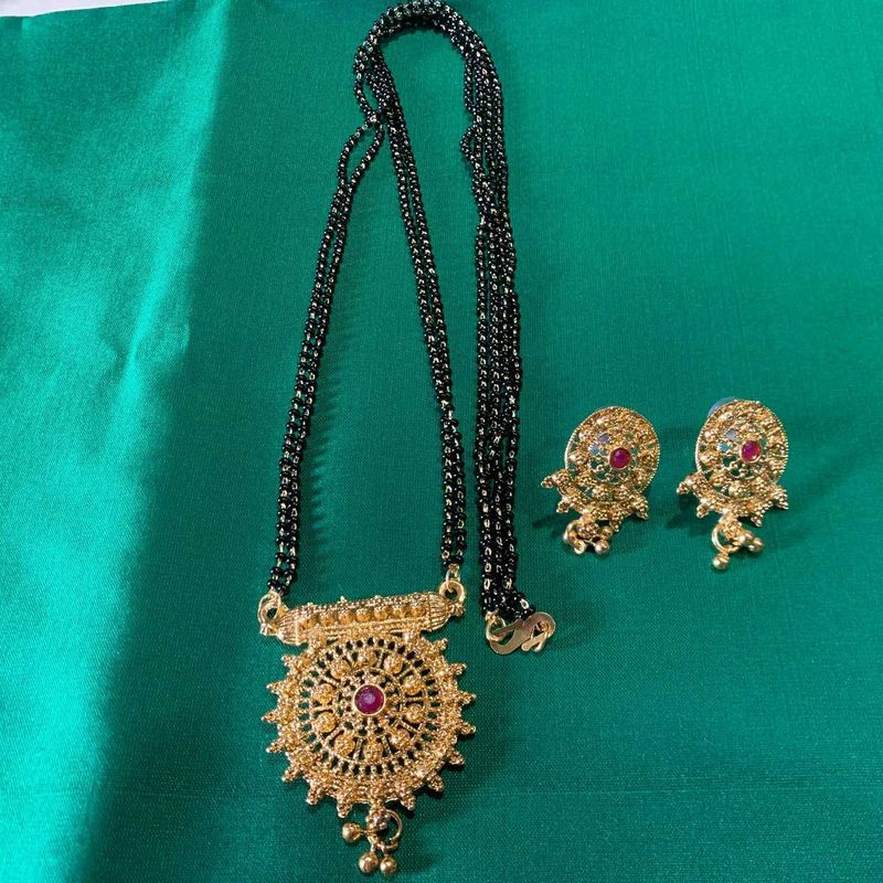 Gold Mangalsutra Set