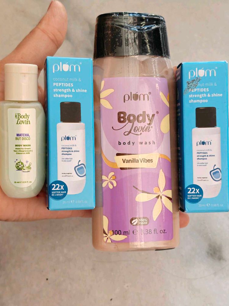 Plum Body Lovin' &amp; 2 shampoo