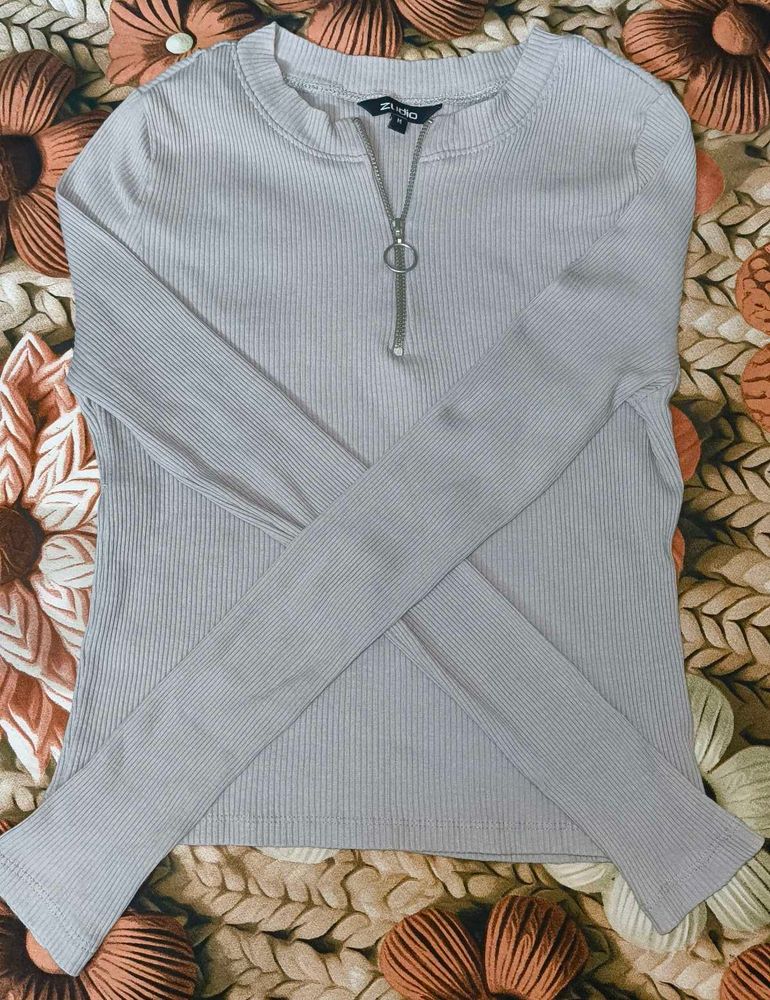🔥🔥Ribbed Long Sleeve Top