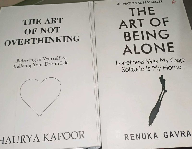 The Art of Not Overthinking &amp; Being Alone Books