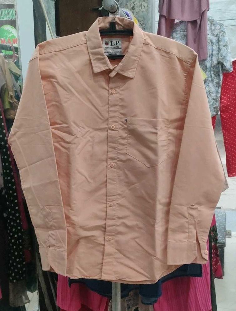 Peach Casual Shirt