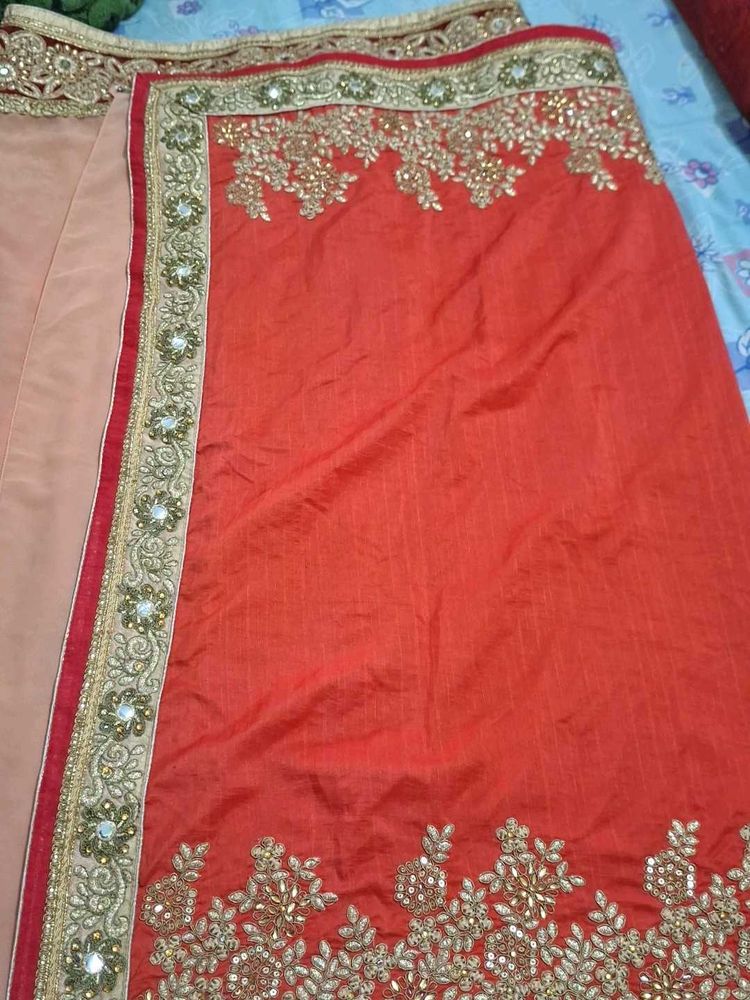 Embroidered Saree