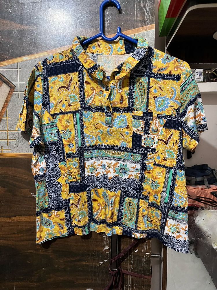 printed top