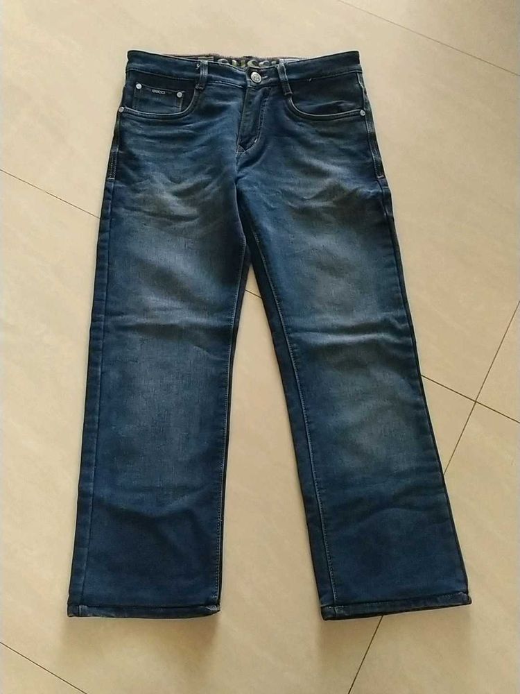 Men's Blue Wash Denim Jeans