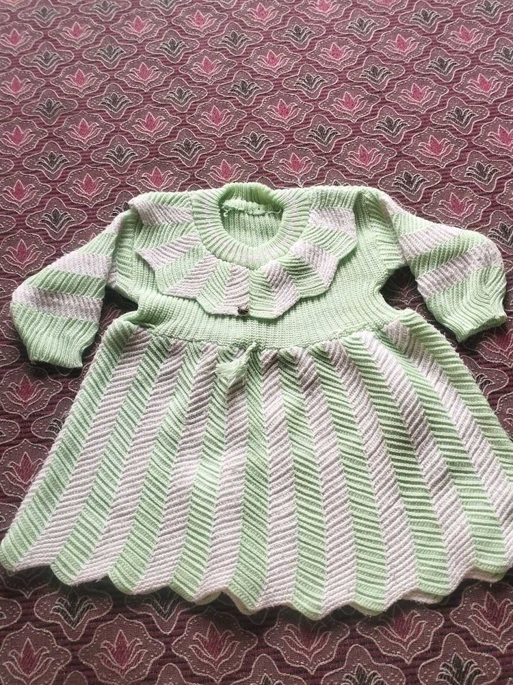 Cute Knit Baby Dress