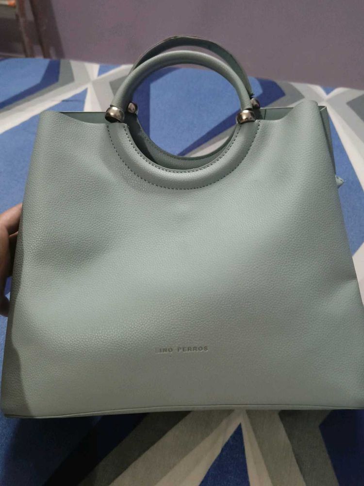 Stylish Light Blue Handbag