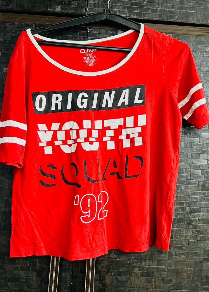 Red Original Youth Squad Tee