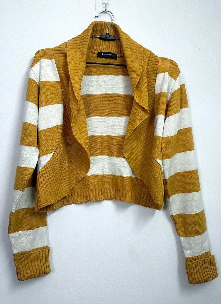 Striped Knit Cardigan