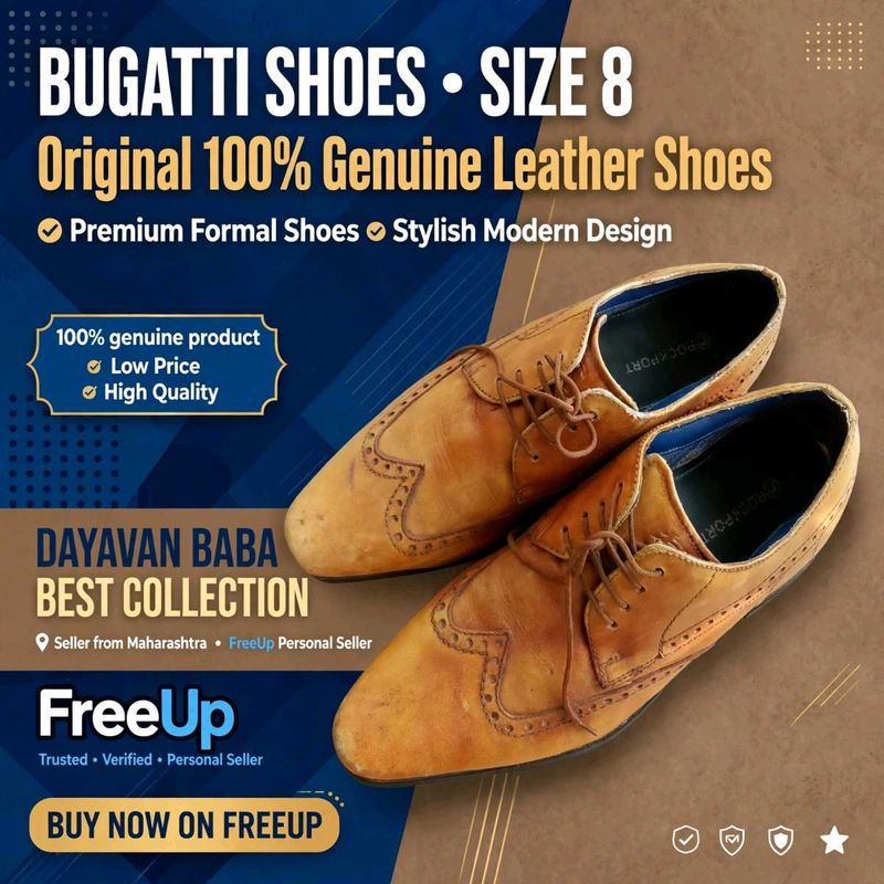 original Bugatti shose for man 8 size