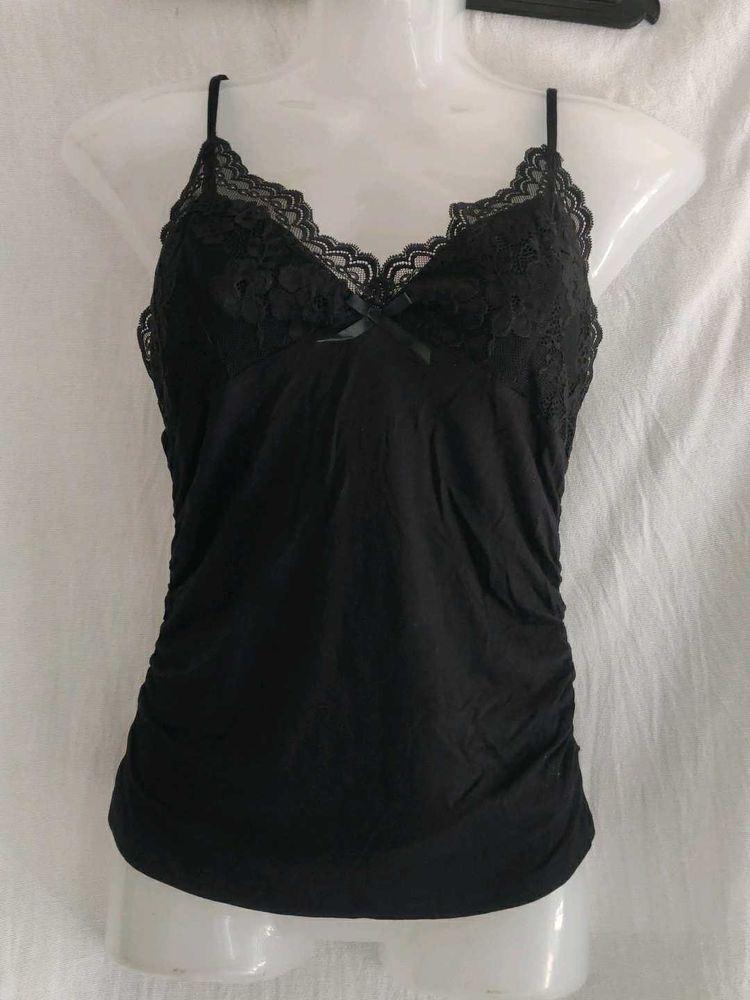 shein Lace Trim Cami Top