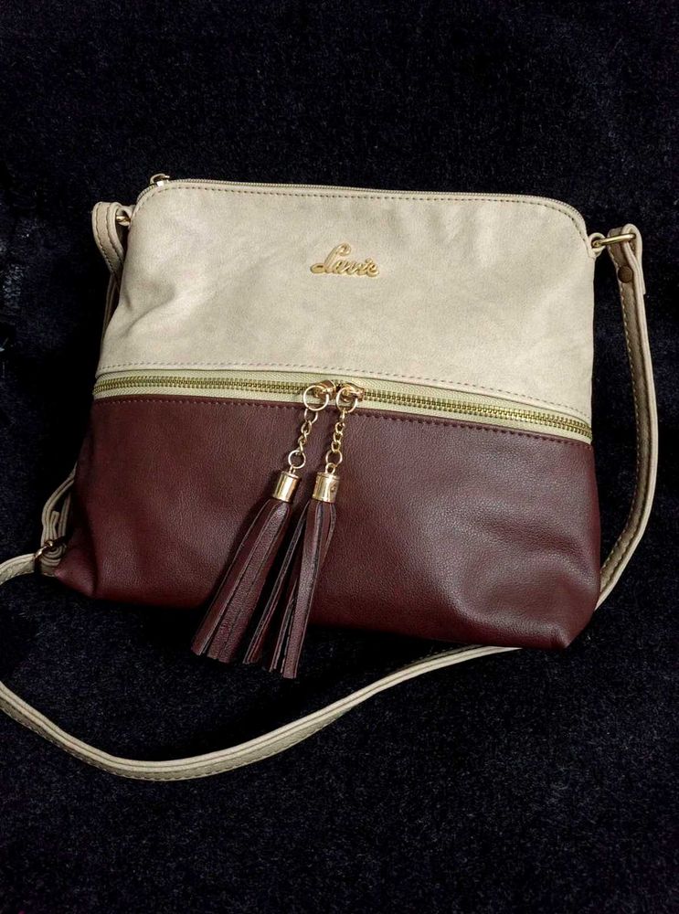 Lavie Two-Tone Crossbody Bag