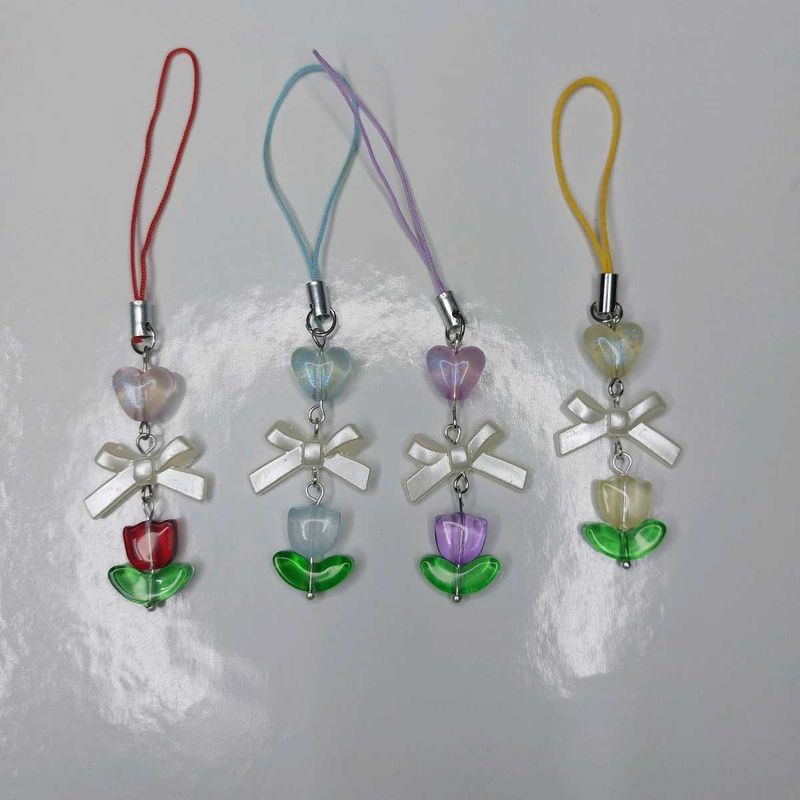 Cute Tulip Glow in the dark Charms