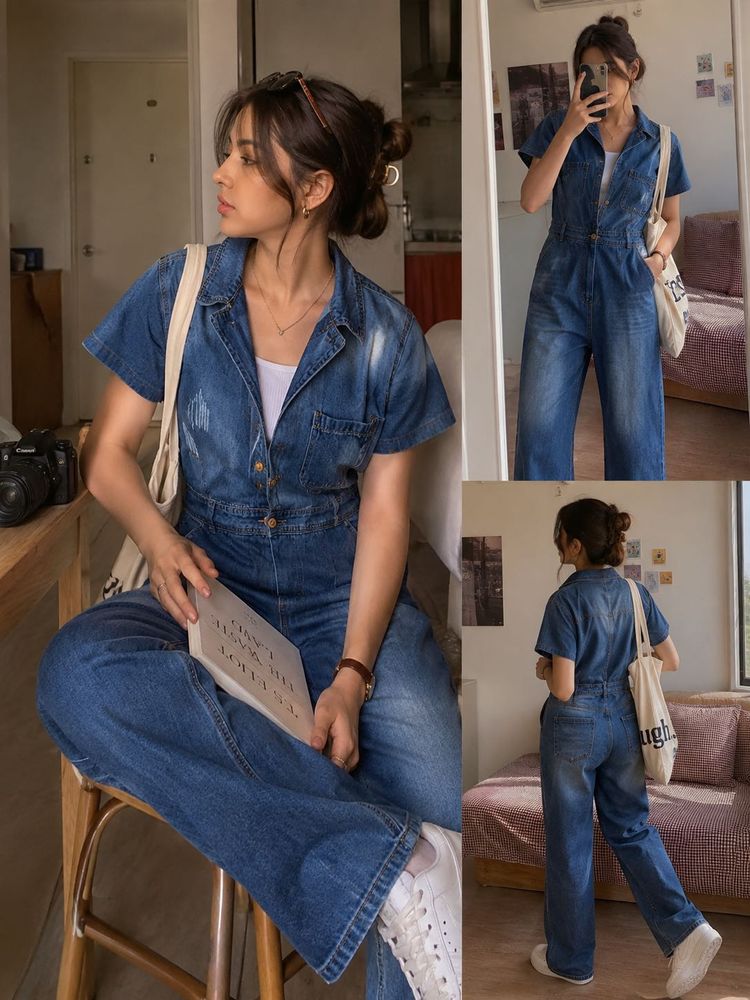 Urbanic (S) Denim Jumpsuit for Women