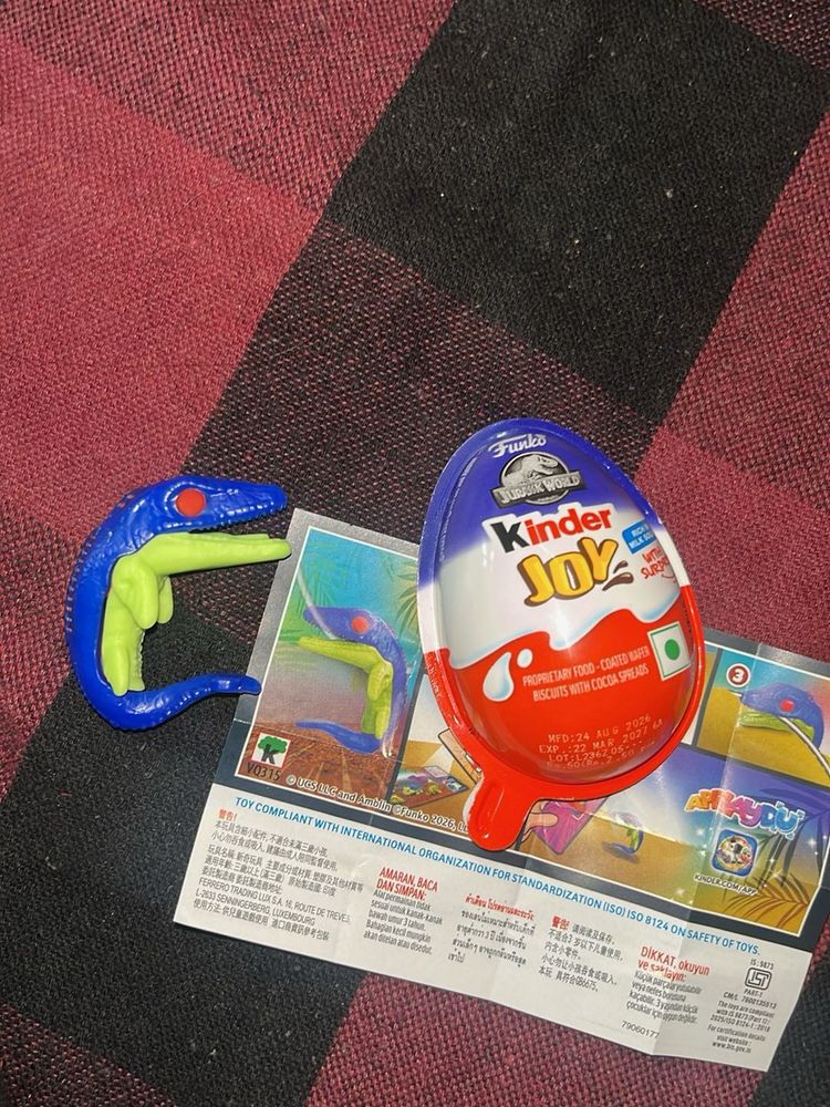 Kinder Joy Jurassic World Dinosaur Toy