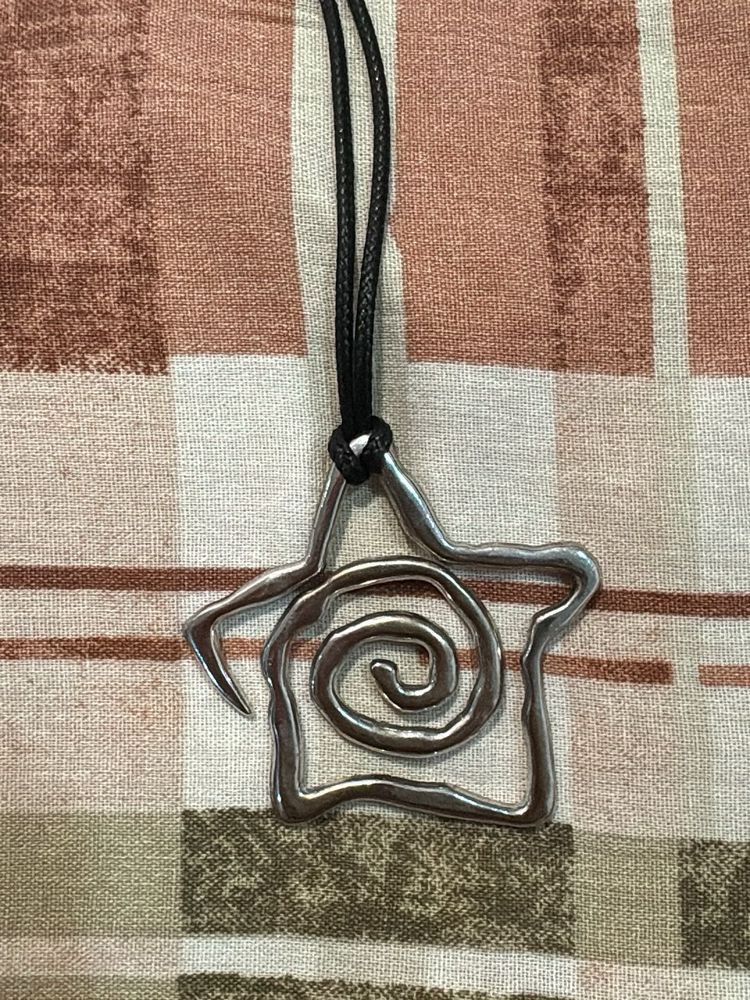 Unique Spiral Pendant Necklace