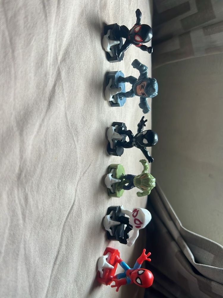 Kinder Joy Spider-Man Action Figures Lot