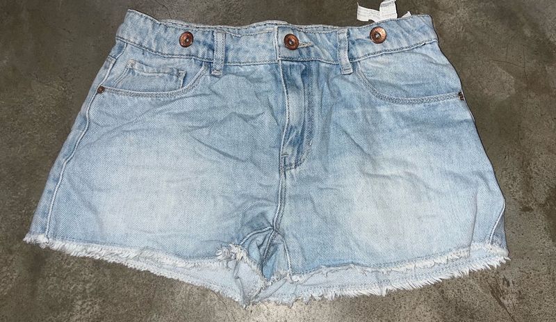 Zara Girls Denim Shorts 13/14 Yrs Old