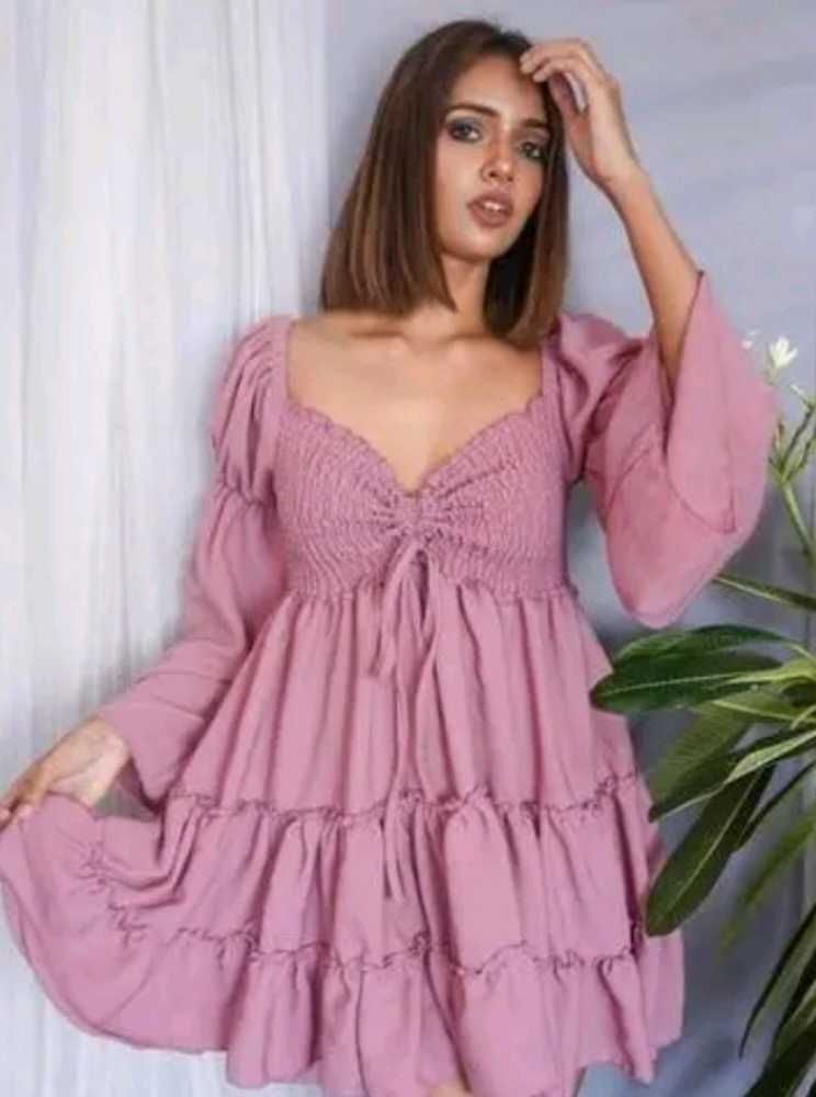 Chic Tiered Smocked Mini Dress