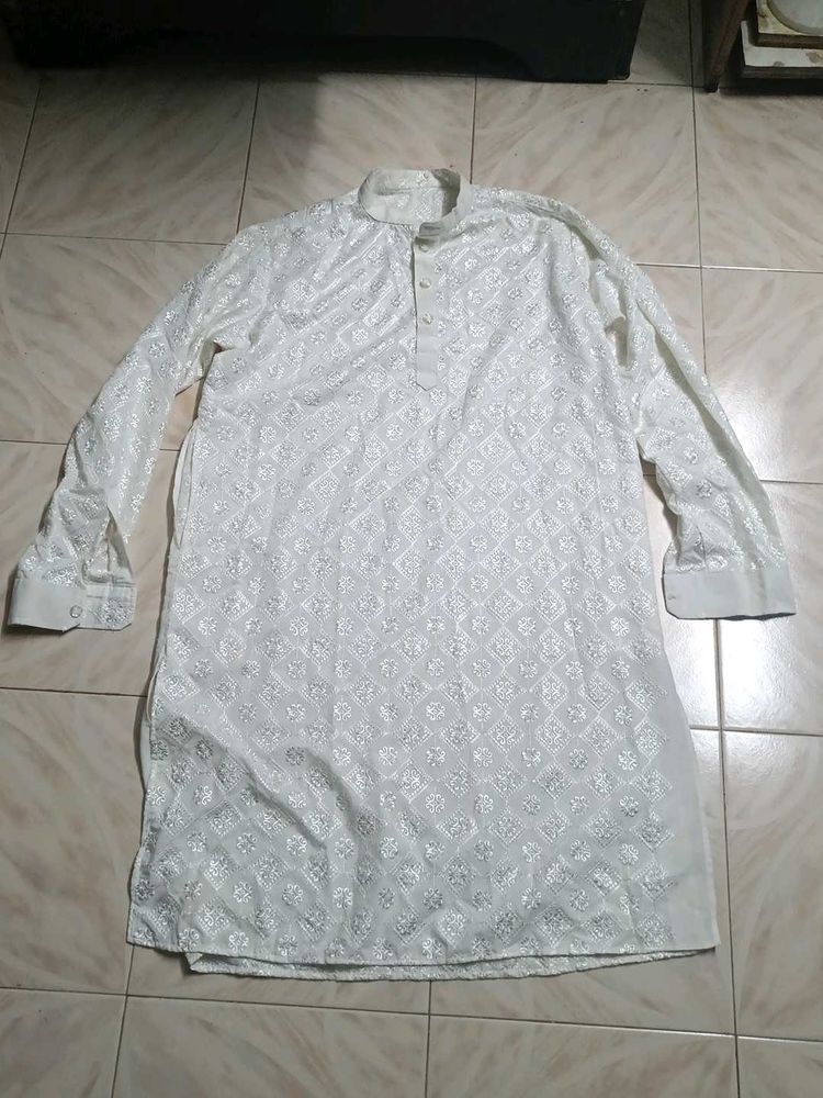 Elegant White Kurta