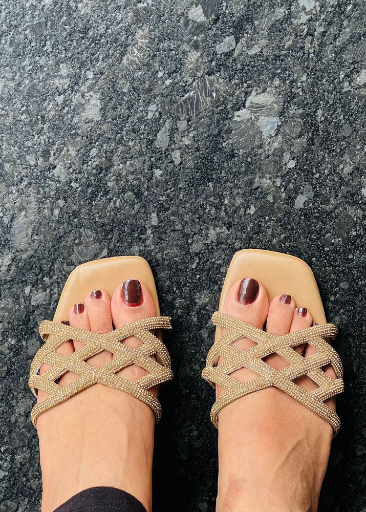heavy work party wear  Sandals heeled wedding