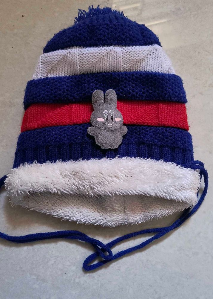 Cute Striped Kids Beanie