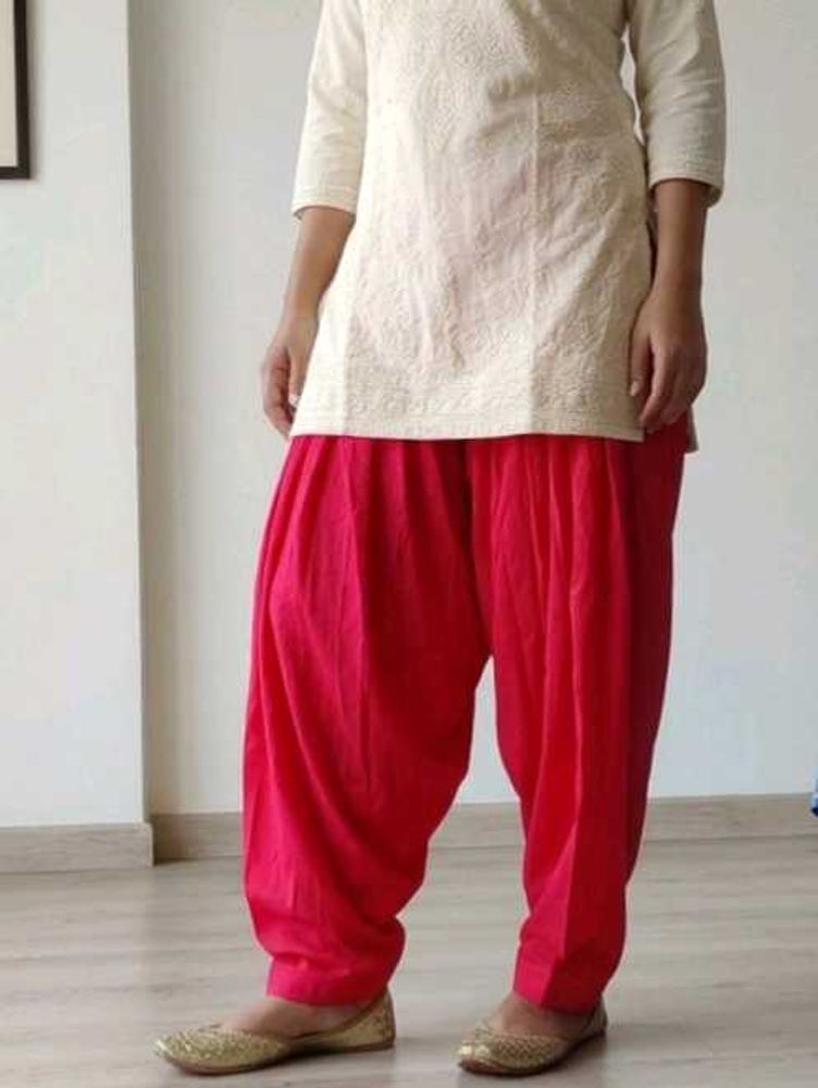 Vibrant Pink Patiala Salwar
