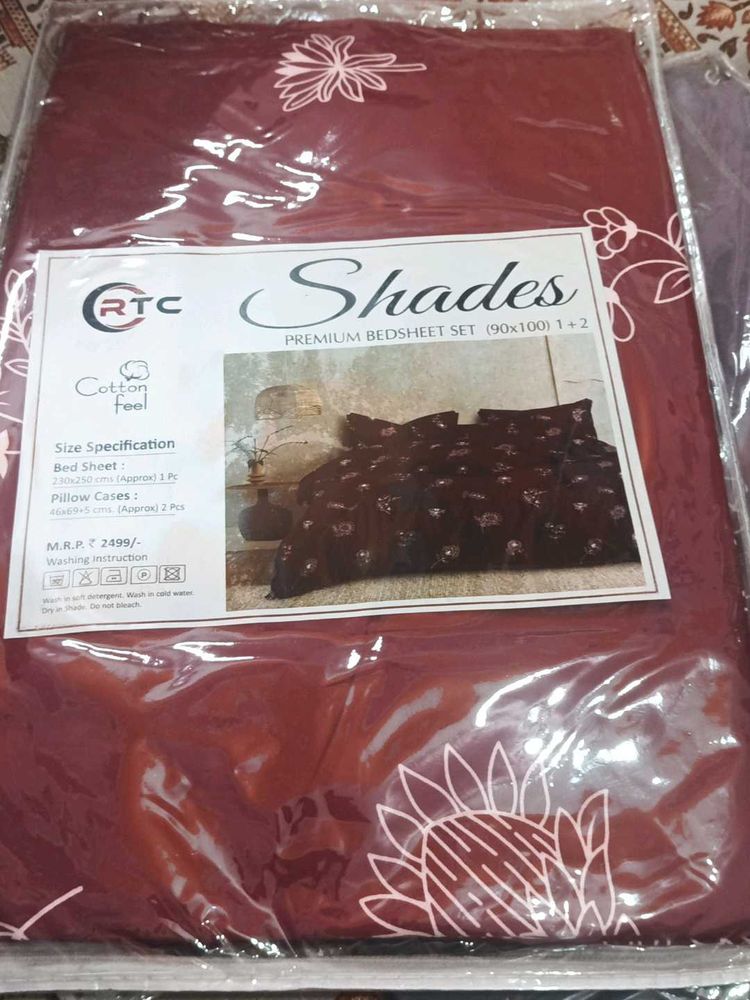 Premium Cotton Feel Bedsheet Set