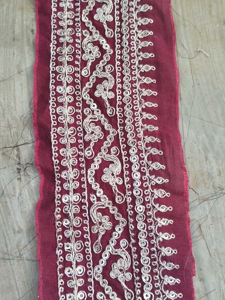 Embroidered sequins Border Trim
