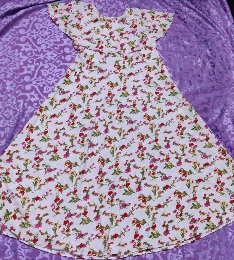 Floral Print Sleeveless Dress