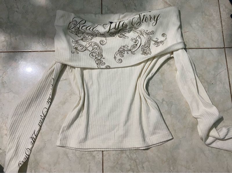 Off shoulder top