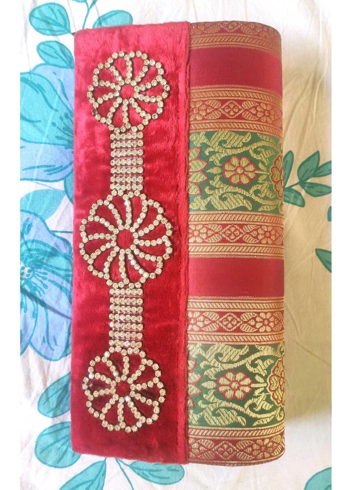 Elegant Brocade Clutch
