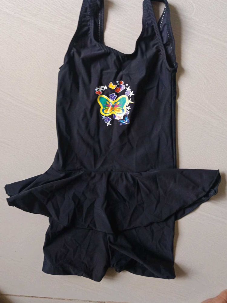 Cute Butterfly Swimsuit with cap and googles