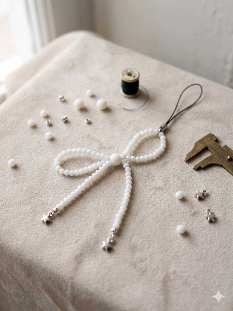 Boho Beaded Star phone/bag Charm| keychain