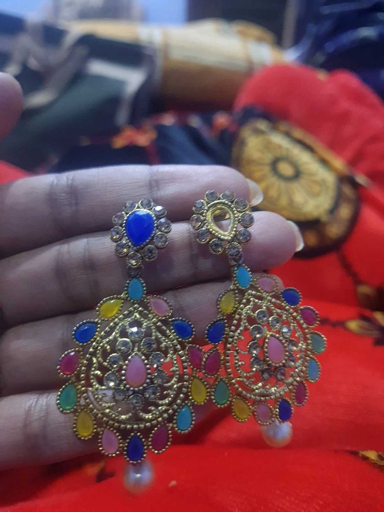 “Multicolour Earrings | Trendy Design | Lightweigh