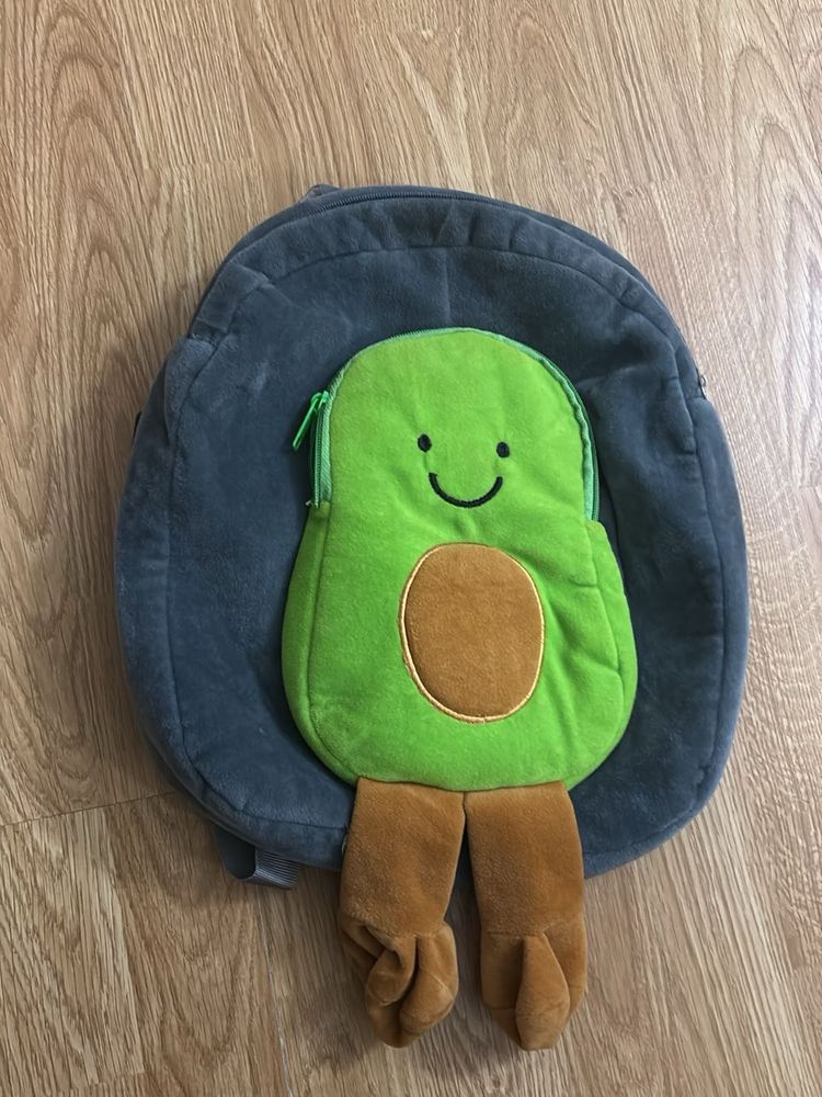 Cute Avocado Plush Backpack