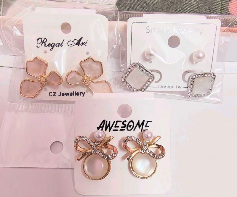 Charming Stud Earrings Set