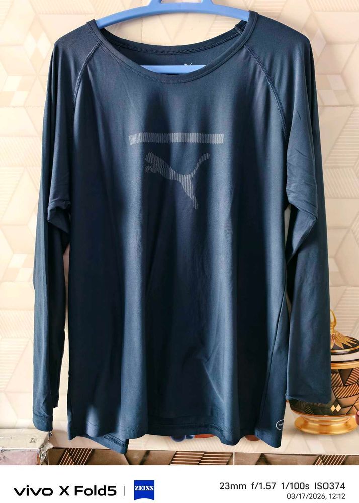 Puma Long Sleeve Athletic T-Shirt unisex