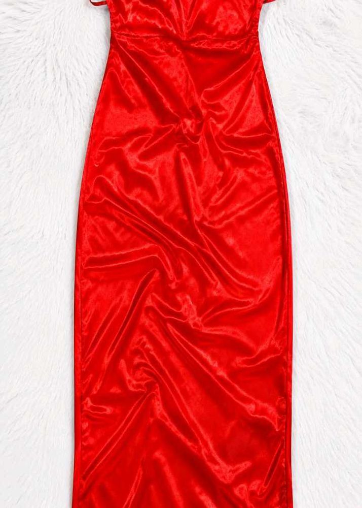 Women’s Sexy Red Evening Dress