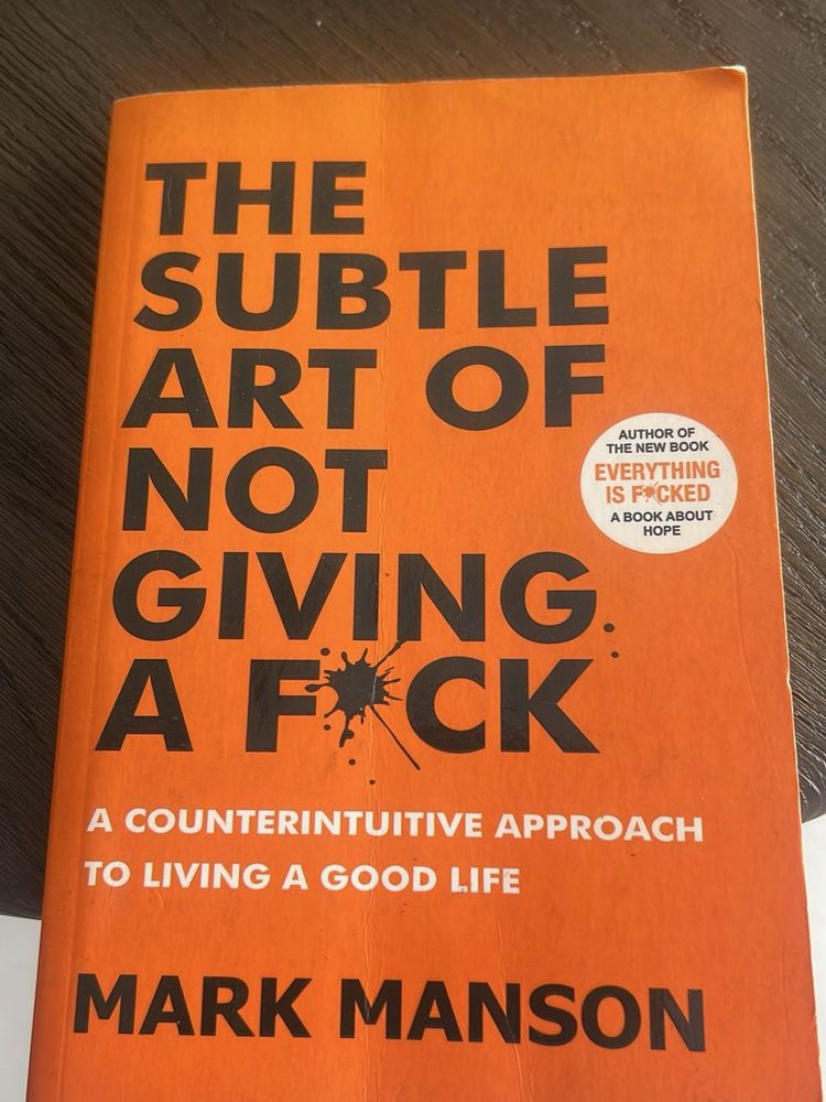 The Subtle Art of Not Giving a F*ck Book