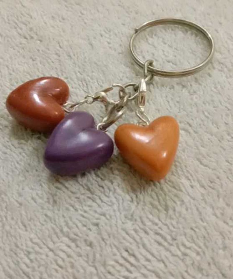 Handmade Cute Heart Keychain